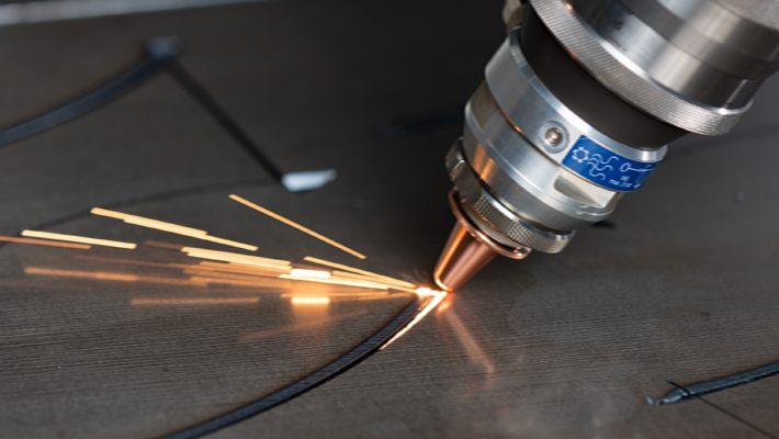 Example of laser beveling from Messer