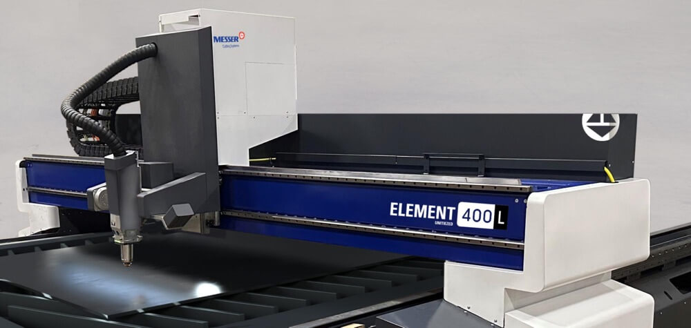 The new Element 400L Unitized cutting machine from Messer.